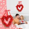 Valentines Day Wreath Pendant Tulips Love Garlands Decoration Proposal Scene Layout Props Valentines Day Garlands Party