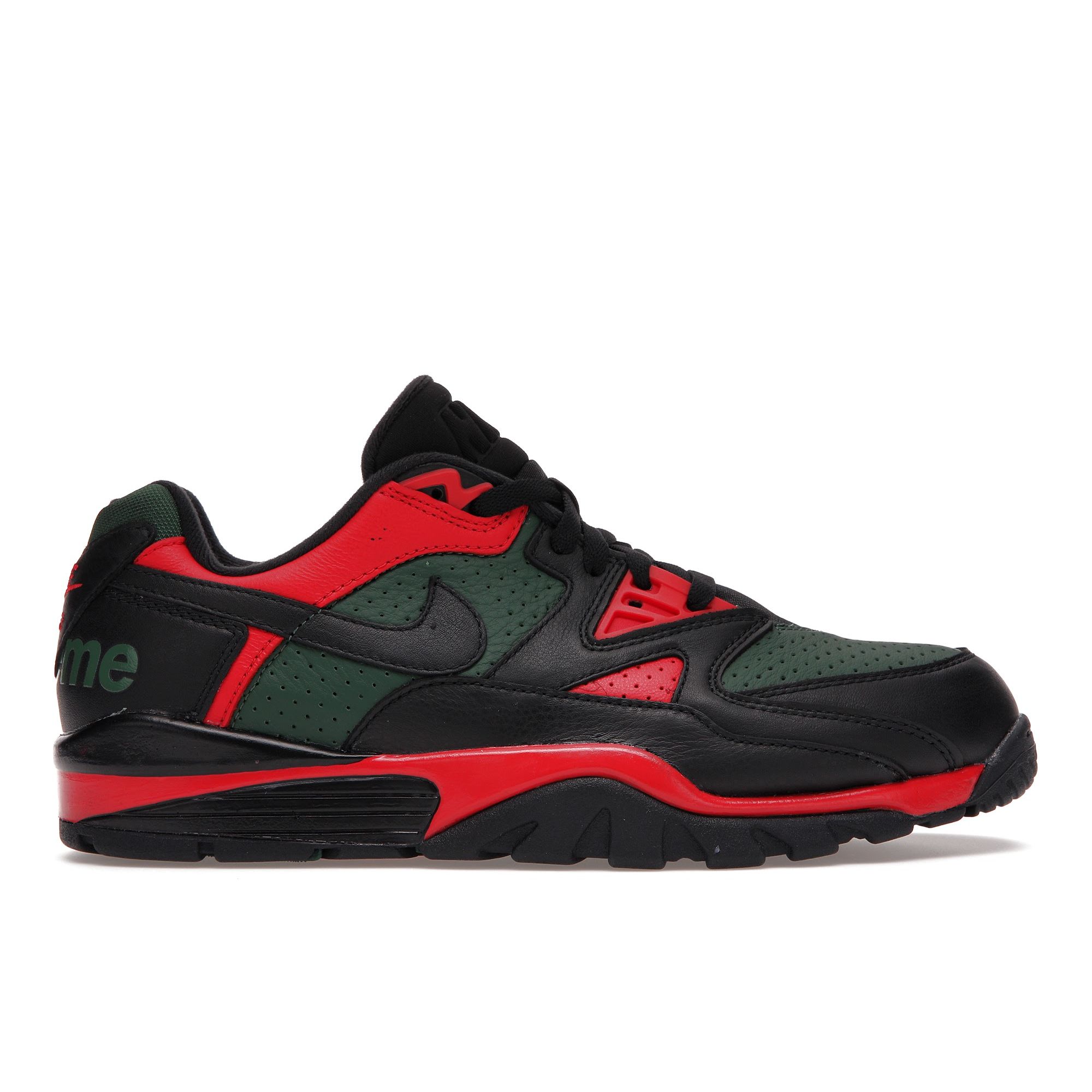 

Мужские кроссовки Nike Supreme x Air Cross Trainer 3 Low Black Gorge Green, университетский красный CJ5291-001 44.5