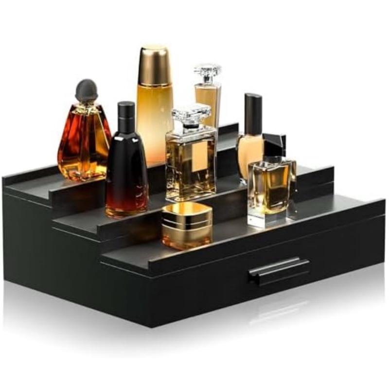 Cross-border Wooden Cosmetic Box with Hidden