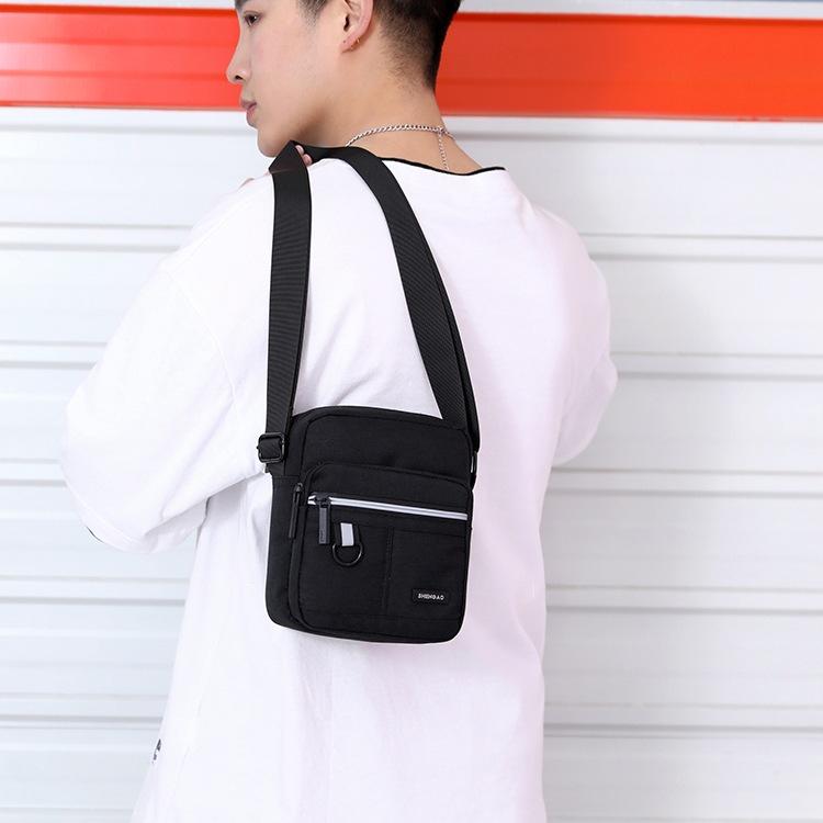 2023 Men's Oxford Cloth Lightweight Shoulder Backpack for Elderly Travel