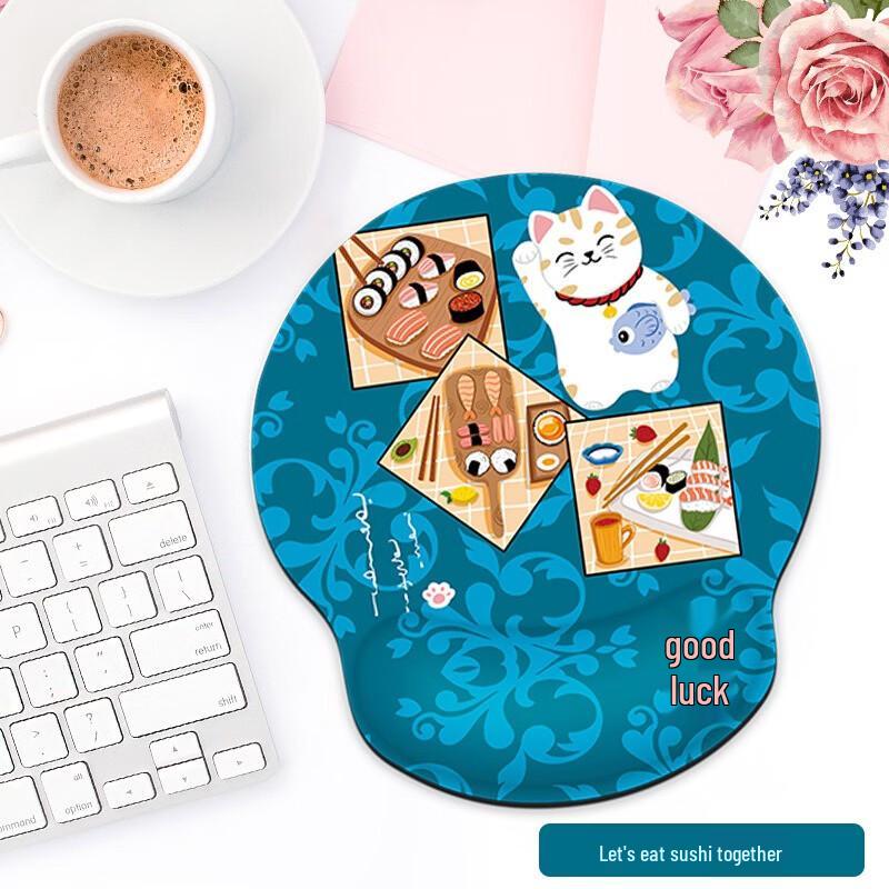 Ergonomic Silicone Mouse Pad with Wrist Support