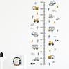 Cartoon Wall Stickers For Boys Room Decoration Traffic Track Cars Truck Tractor Bulldozer Wall Decals For Bedroom Nursery Room