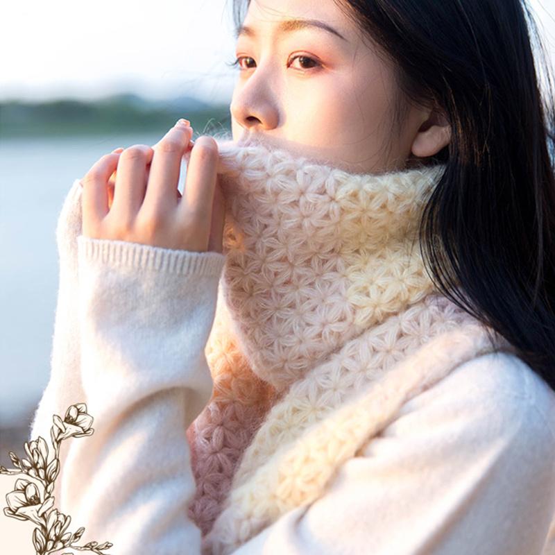 Mohair Fine Wool Yarn Knitting Sewing Thread Soft Skin-friendly Crochet for Sweater Scarf Shawl