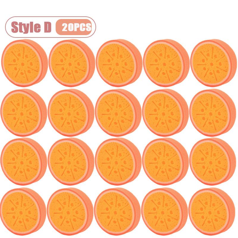 Multi Purpose Fruit Print Sponge Scrub Pad Thickened Design for Kitchen Cleaning Dish Washing Stain Removal Cloth