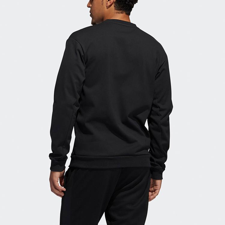 Adidas Printed Crew Neck Sweatshirt Men Tops Black GP6260
