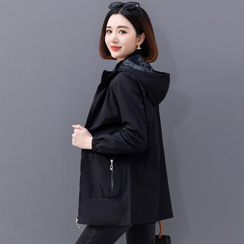 

Women s Plus Size Reversible Trench Coat & Short Baseball Jacket 3XL чёрный