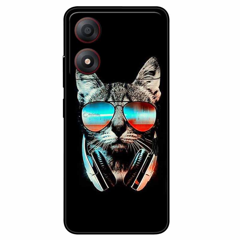 Pour ZTE Blade A34 4G Coque Anti-choc TPU Silicone Souple Housse de Téléphone pour ZTE Blade A 34 Funda Peinte pour BladeA34 Capa de Luxe