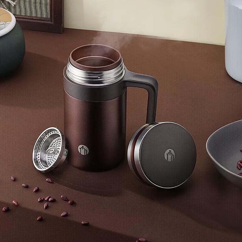 Fuguang 428ml Borosilicate Glass Tea Mug with Handle
