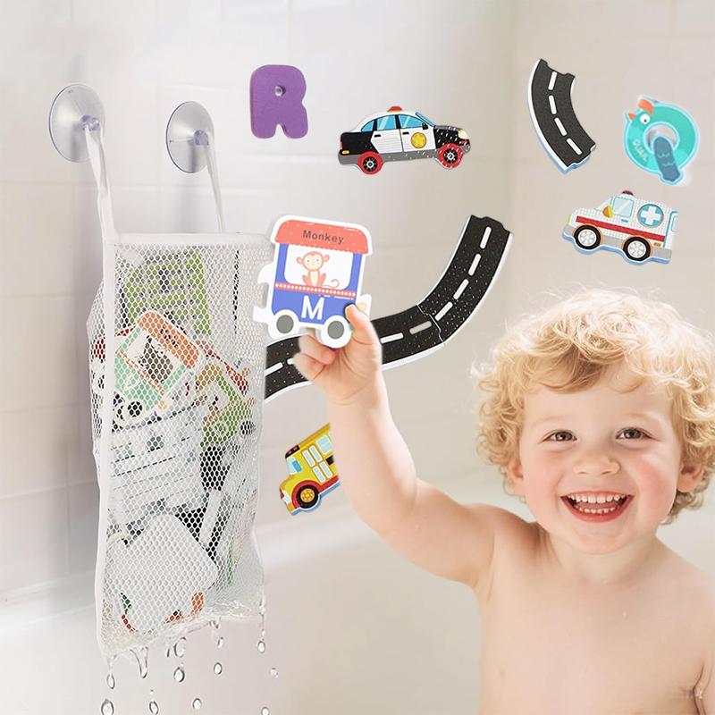 Baby Toy Bath Toys Early Education For Kids Soft Eva Paste Bathroom Toys Animal Cognitive Floating Water Toy For Boys Girls Tmz