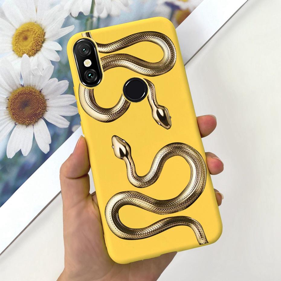 Fashion Phone Case For Xiaomi Mi A2 Lite 5.84" Candy Color Soft Silicone TPU Bumper For Xiaomi Mi A2lite Back Cover