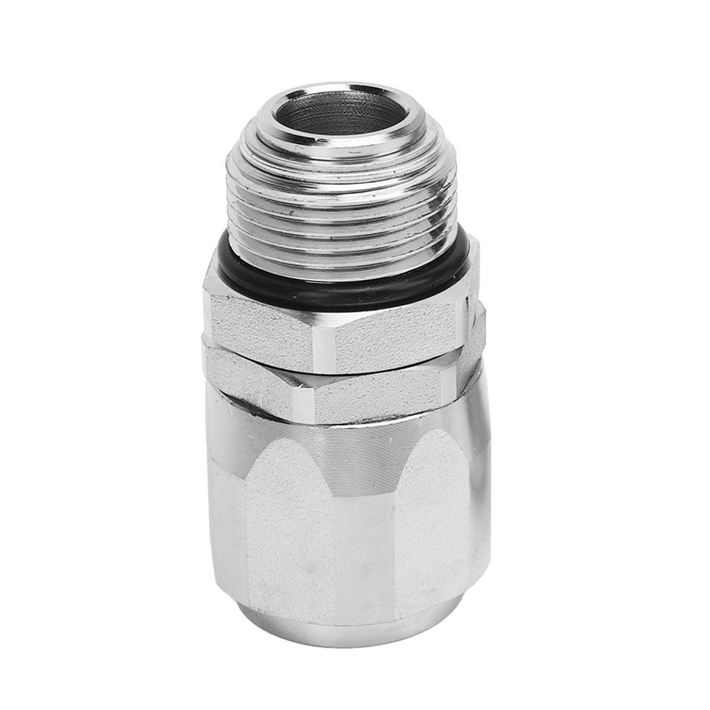 Fuel Hose Swivel Connector 32mm 360 Degrees  Rotating Metal Enhanced Sealing Performance for 34mm 37mm Outer Diameter