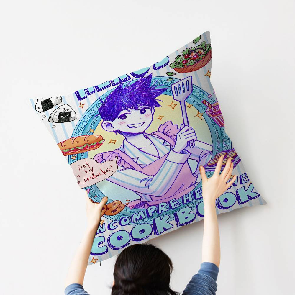 O-Omori Kunst Kissenbezug Kissenbezug Deko Kissenhülle Bedruckte Kissenhülle für Sofa