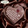 2D Flat "Te Amo Por Siempre" Acrylic Heart Decorations Plaque, Romantic Gift, Suitable for Wall Decoration, Porch, Room, Villa, Accents Home, Hallway,