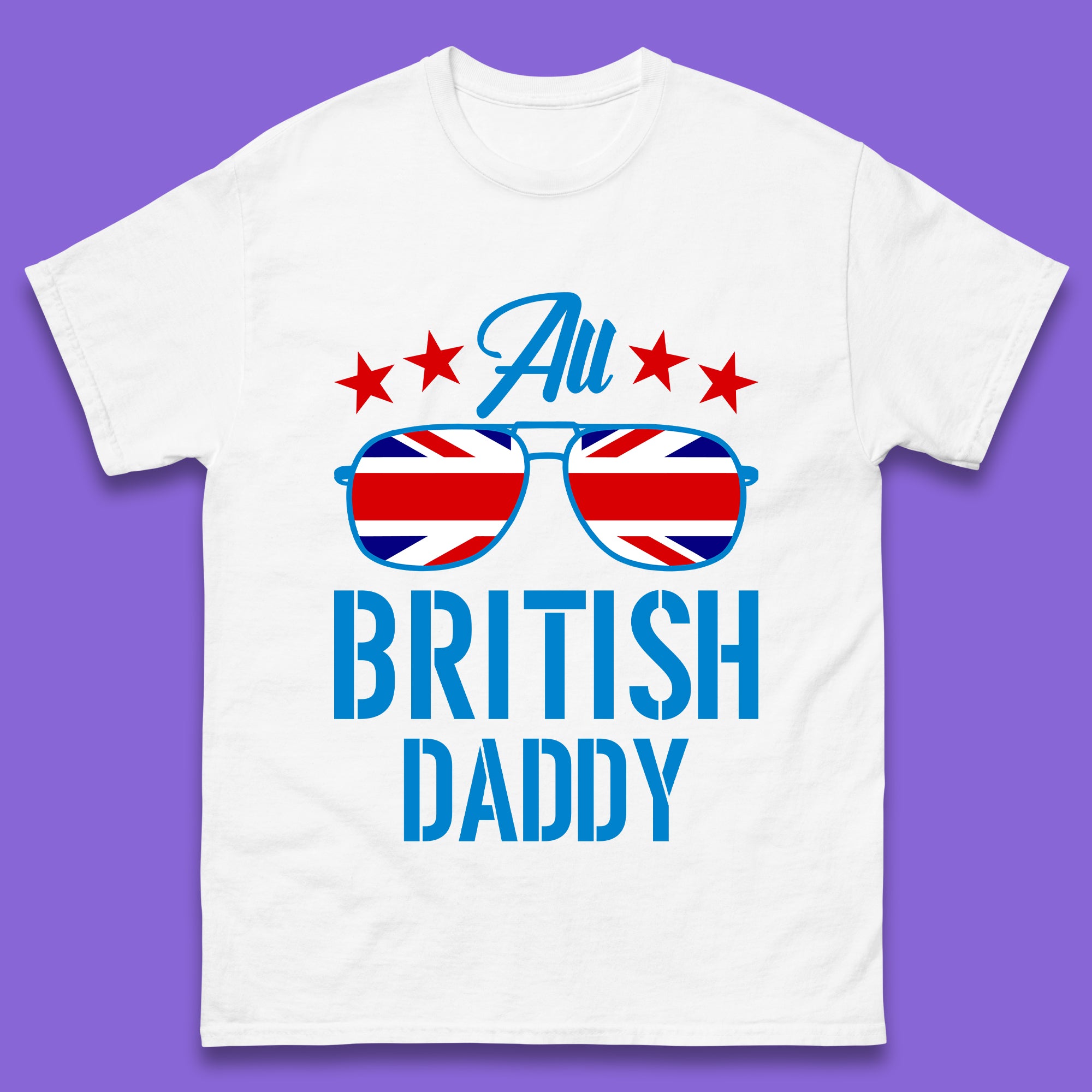 

British Daddy Mens T-Shirt Womens Tops Tees S