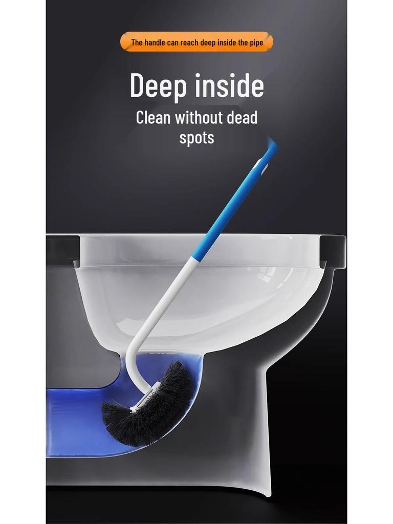 Back-to-School Dormitory Toilet Cleaning Brush - Compact Design for Bathroom and Dead Corner Cleaning