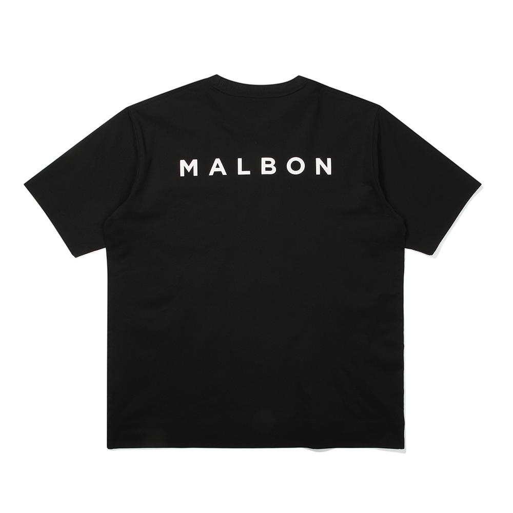 MALBON GOLF Pocket Uni Round T-Shirt Black