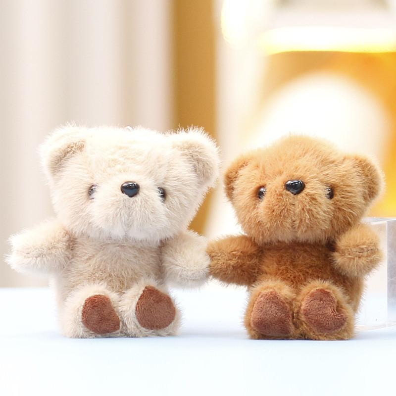 Cuter Bear Plush Doll With Super Soft Short Pile For Dolls And Pendant Bag