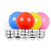 Lampadina a Vite LED Colorata G45 per Decorazione Natalizia Interna – Lampada a Bassa Pressione E27 per Gazebo
