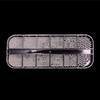 1 Set 12 Grids Nail Art Bead Kit with Storage Box 3D Nail Art Metal Caviar Beads DIY Manicure Design Decoration Charm Nail Accessories