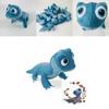2 Fire Spirit Salamander Plush Doll Toy Soft Blue Lizard For Kids**