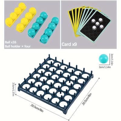 1 Box Bounce Ball Party Game, Table Jumping Ball Toys, Family Party Board Game, Children Puzzle Toys