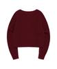 LEE Women Color Block Collar Knit Burgundy