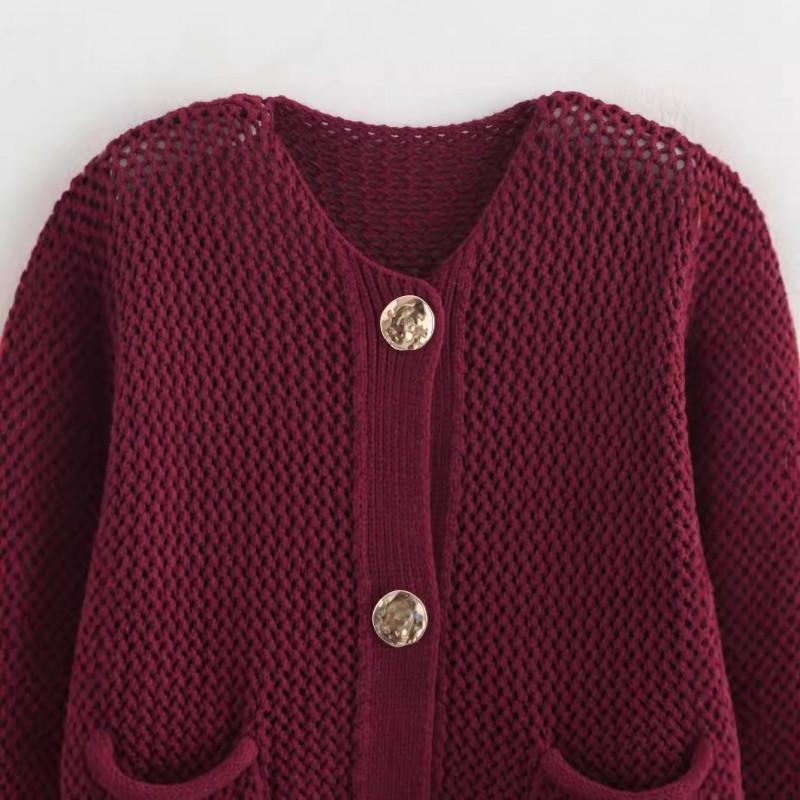 Womens Oversized Knit Cardigan Sweater Long Sleeve Open Front Casual Streetwear Top