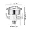 Toilet Push Button Replacement High-Performance Flusher Toilet Button Two Flush Options Tank Parts Easy Maintenance Plumbing