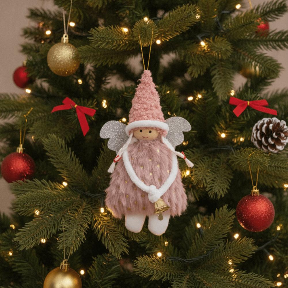 Elegant Christmas Hanging Girl Doll Creative Christmas Girl Dolls Ornaments  Home Decor