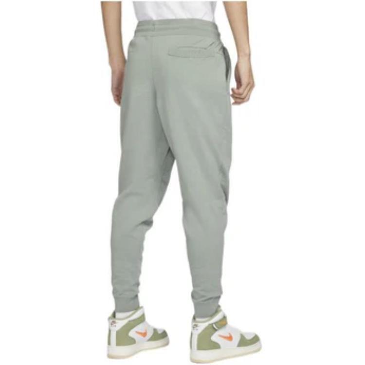 Nike Knitted Sweatpants Men's Mica Green Moderate Cuffed Pants DV9988-330
