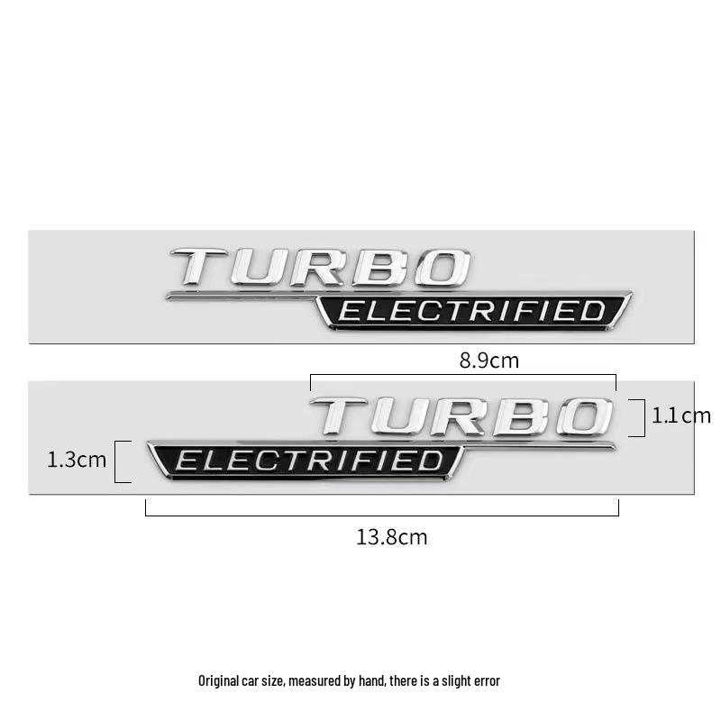 Mercedes-Benz C-Class AMG TURBO ELECTRIFIED Side Emblem Fender Decoration Sticker