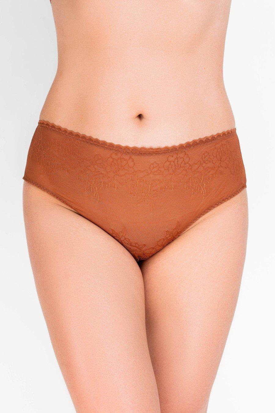 

Трусики бразилиана Anabel Arto (82211) 6(2XL) brown-nose кольору