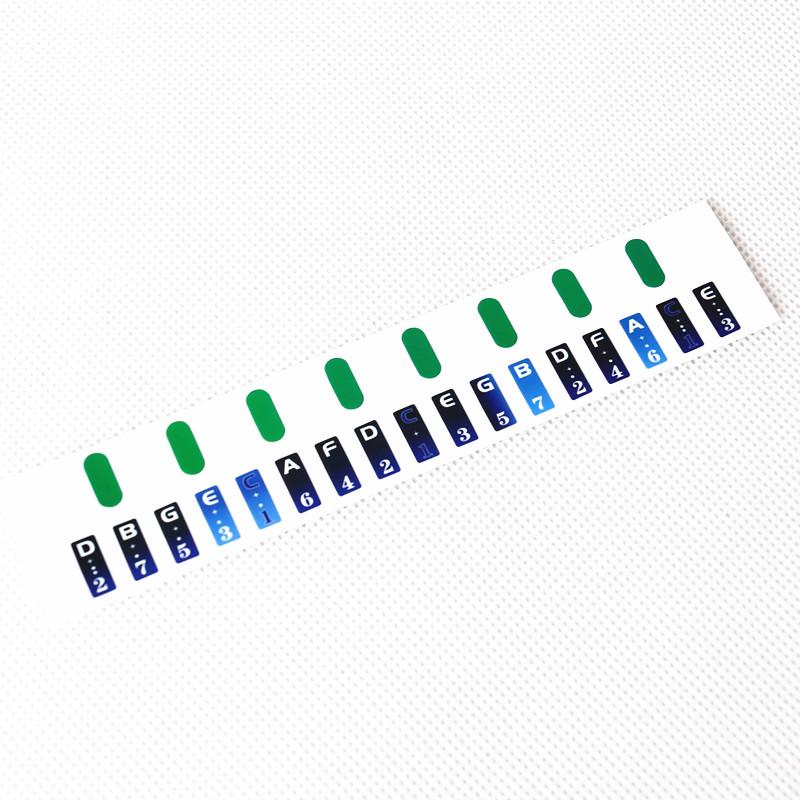 17-Key Kalimba Scale Mark Stickers for Thumb Piano Guangdong