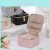 Minimalist Leather Jewelry Organizer With Multiple Compartments For Travel And Gift Giving
