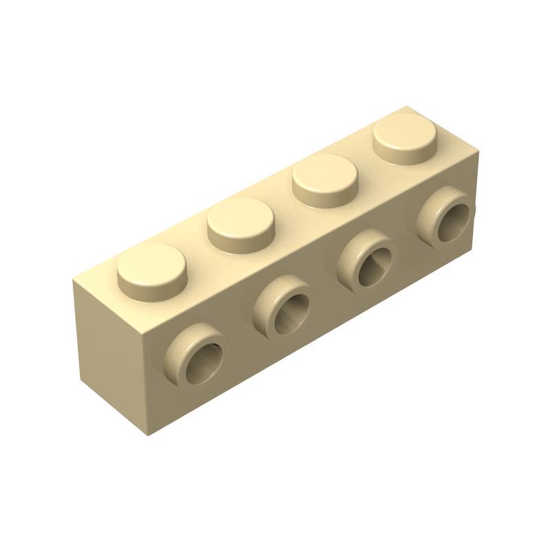 Cross-Border Small Particle Building Block Parts - 1x4 Single-Sided Stud Brick Compatible.