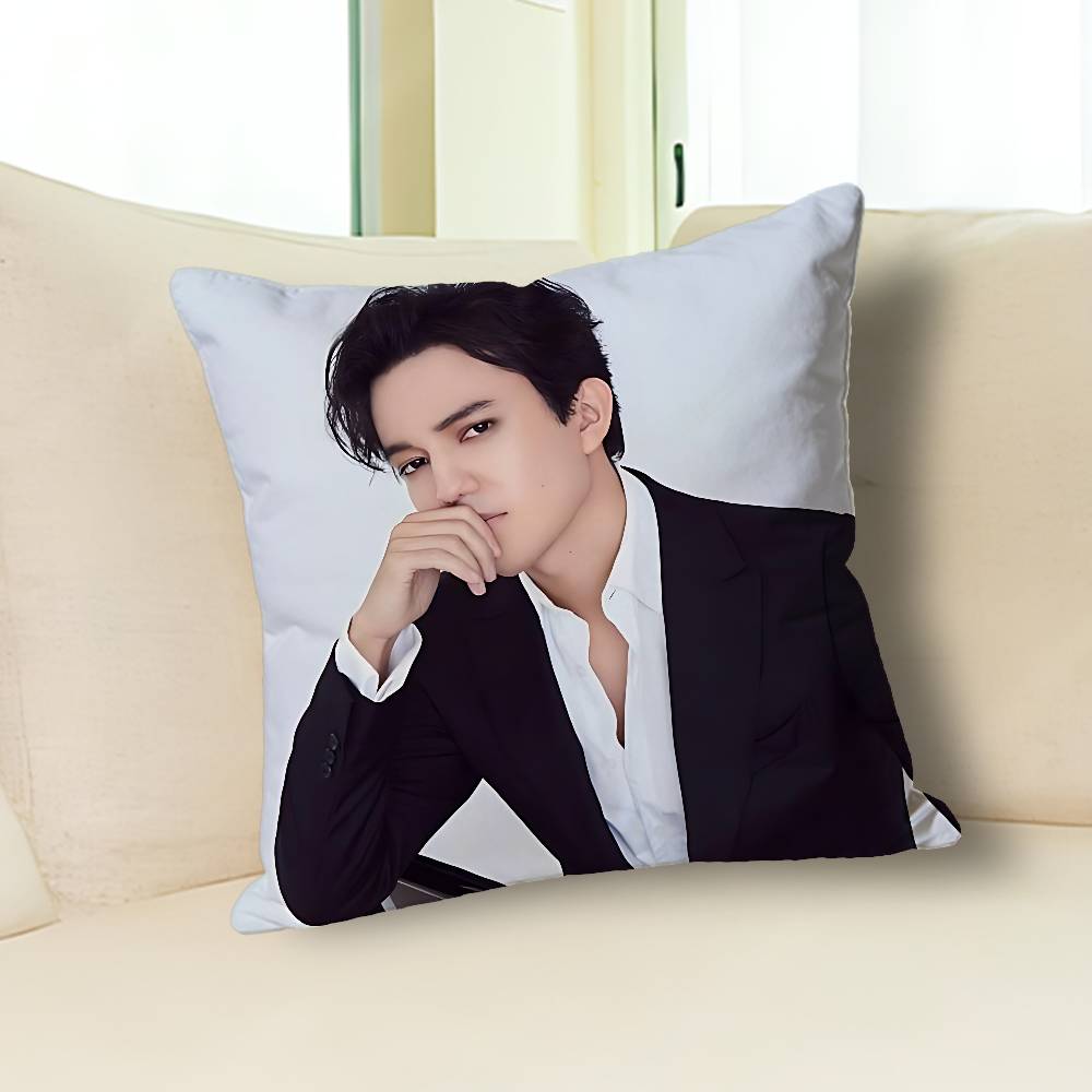 Singer D-Dimash K-Kudaibergens Celebrity Merchandise All-Match Printed Pillow Case Sofa Car Office Room Decoration Protector