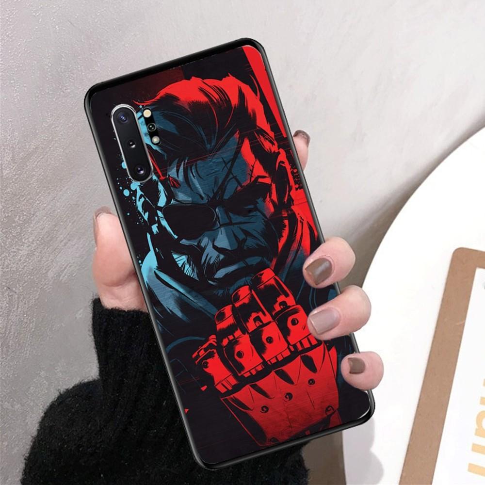 M-Metal Gear S-Solid Game Phone Case For Samsung Note 8 9 10 20 Pro Plus Lite M 10 11 20 30 21 31 51 A 21 22 42 02 03