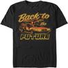 Back To The Future Men's Back To The Races Basic Solid Tee