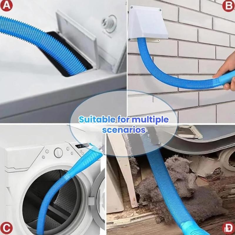 High Efficiency Dryer Vent Cleaning Kits With Flexible Brush Quickly Lint Remover Vacuum Cleaner Dryer Lint Brush