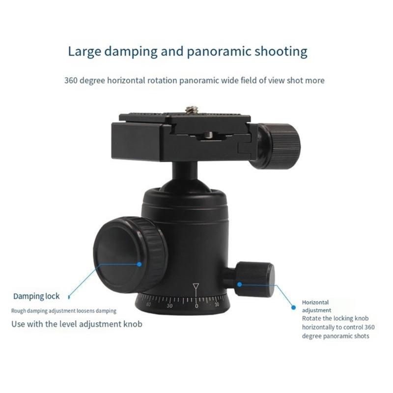 Desktop Tripod 20Inch Mini Size with 360 Degree Rotation Head Supports Up to 11lbs for Travel DSLR Cameras and Phones