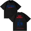 Rapper Bad Bunny 2026 Tour Concert Print T Shirts Fashion Vintage Cotton Short Sleeve Hip Hop Oversized Women And Men T Shirt