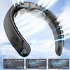 Bladeless Quad-Core Neck Fan: Portable, USB Rechargeable, High Wind Power for Outdoor Sports