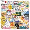10 30 50PCS Cartoon School Season Stickers Student Supplies DIY Toys Luggage Skateboard Diary Laptop Decals Graffiti Sticker F5