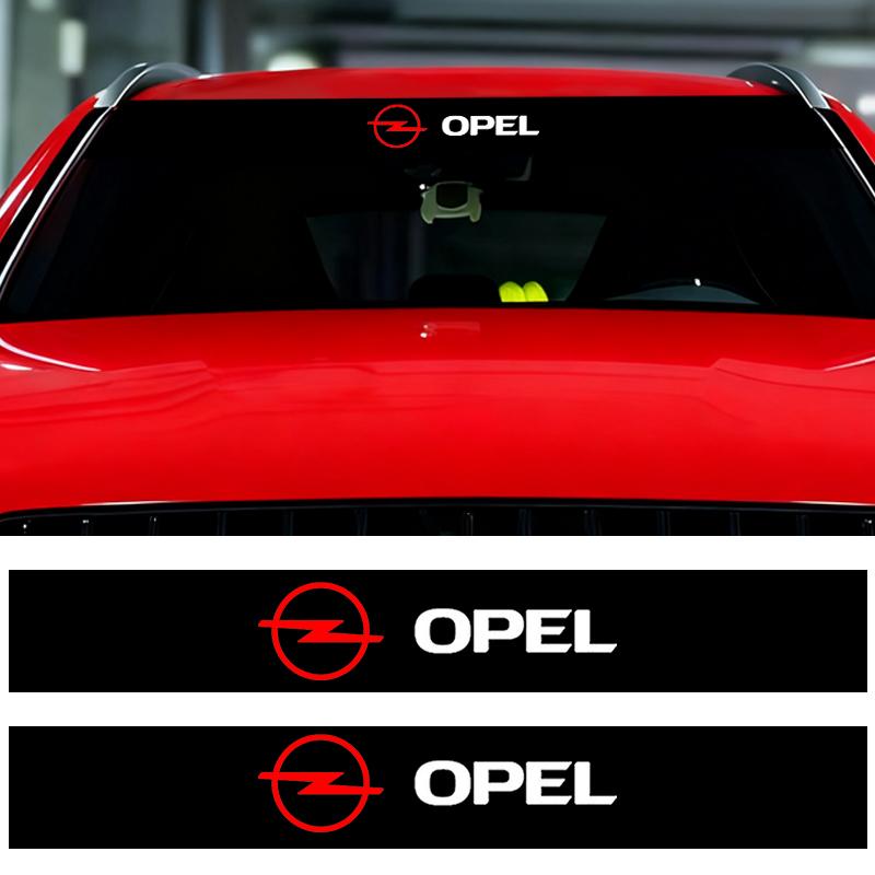 AAAYW1 New Car Front and rear windshield shade decorative sticker For Opel Astra j g Insignia Corsa d Vectra c Zafira a Auto Gadgets