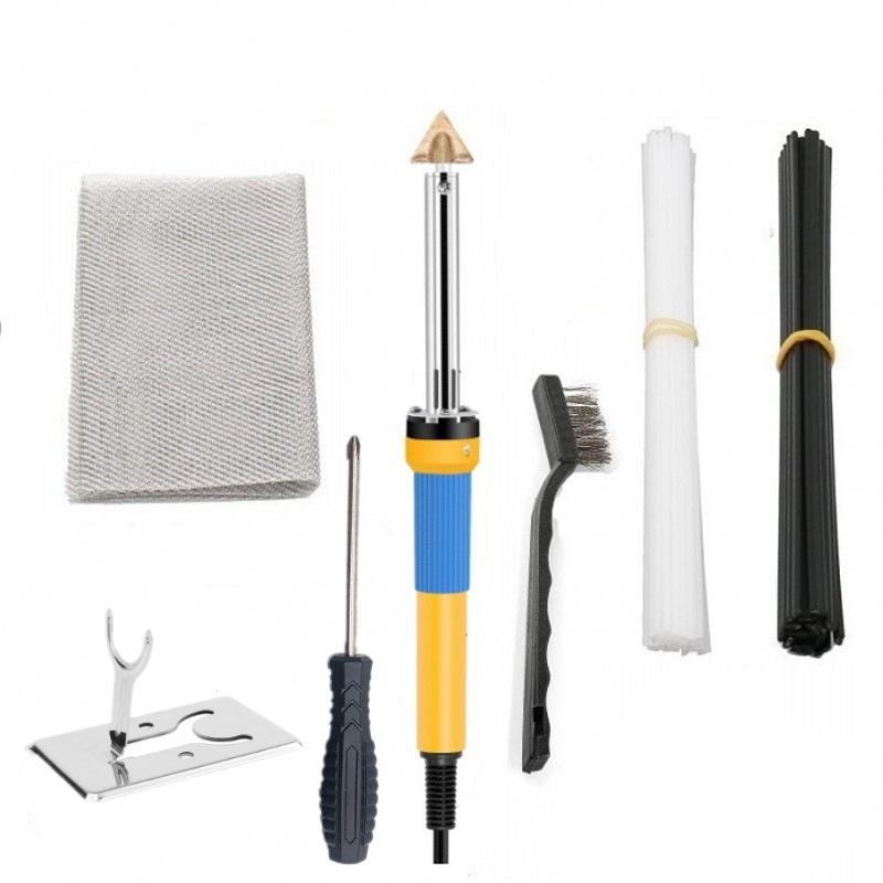 Electric Soldering Iron for Car Bumper Repair: Plastic Crack Welding and Auto Maintenance Tool Kit