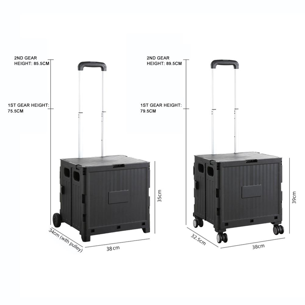 Portable Folding Hand Truck Lightweight Compact Utility Cart For Home Use