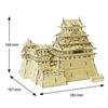 Himeji Castle 3D Wooden Puzzle DIY Craft Kit for Kids and Adults Educational Toy for Boys and Girls 3D Also a Great Gift for Adults Ki-gu-mi - - -
