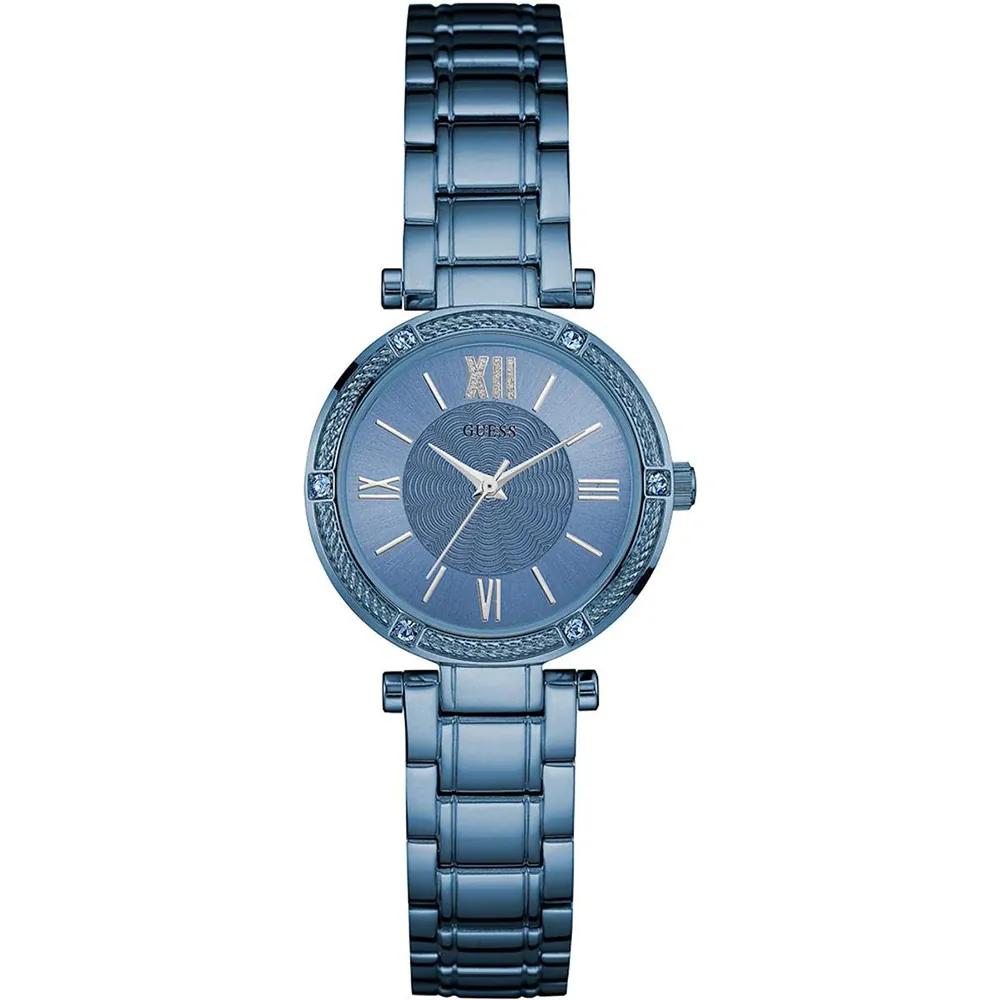 GUESS Park Ave South Blue Stainless Steel Ladies Quartz W0767L4 синий