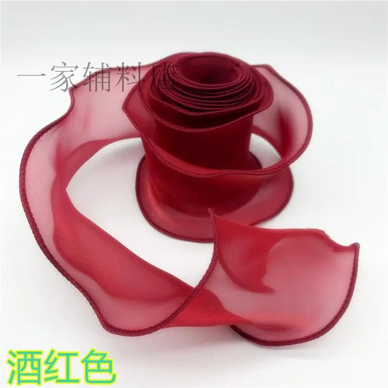 Ins Streamers Decoration Ribbons Wedding Party Gifts Wrapping String DIY Handmade Bow Festival Supplies Bouquets Overwrap Strap