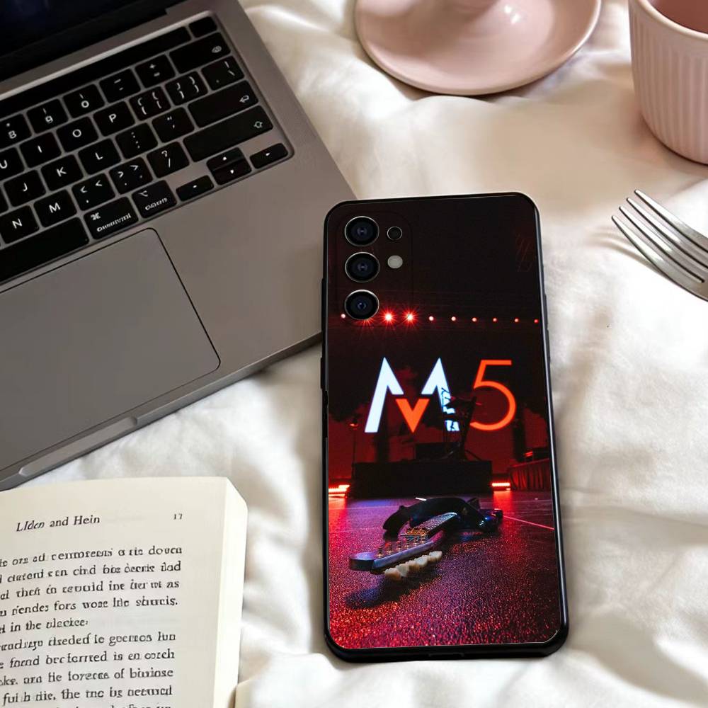 

Band Maroon5 Phone Case For Samsung S25,24,23,22,30,21,10,9,Ultra,Plus,Lite,FE,4,5 G Soft Black Case Samsung S25